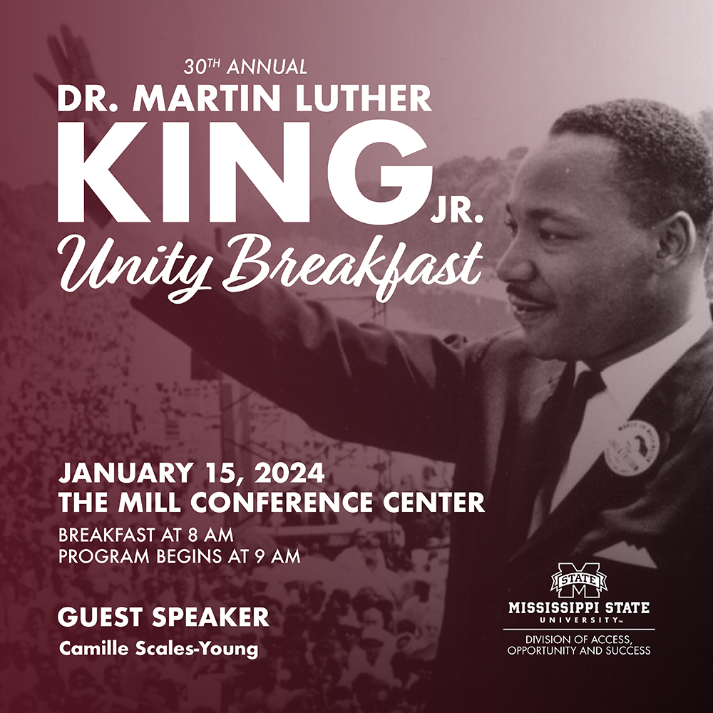 2025 MLK Unity Breakfast set for Jan. 15 Mississippi State University